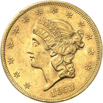 20 dollars Liberté 1853, ... 