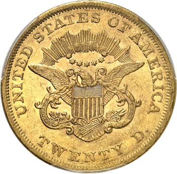 20 dollars Liberté 1861, ... 