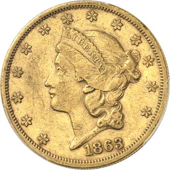 20 dollars Liberté 1863, ... 