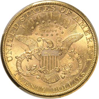 20 dollars Liberté 1887, San ... 