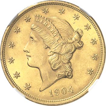 20 dollars Liberté 1904, ... 