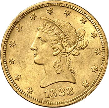 10 dollars Liberté 1888, Nouvelle ... 