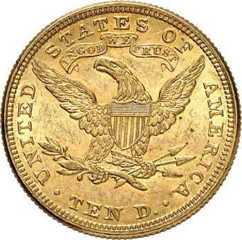 10 dollars Liberté 1905, ... 