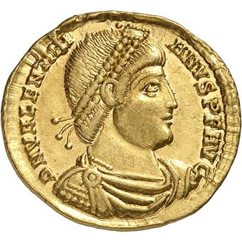 Valentinien I (364-375). Solidus, ... 