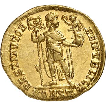 Valentinien I (364-375). Solidus, ... 