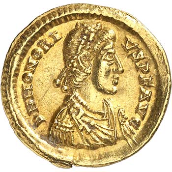 Honorius (393-423). Solidus, ... 