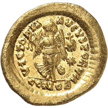 Théodose II (440-450). Tremissis ... 