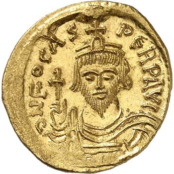 Phocas (607-610). Solidus, ... 