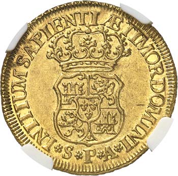 Philippe V (1700-1746). 2 escudos ... 