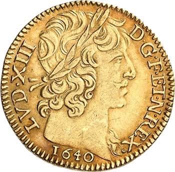 Louis XIII (1610-1643). 1/2 louis ... 