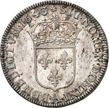 Louis XIII (1610-1643). 1/2 écu, ... 