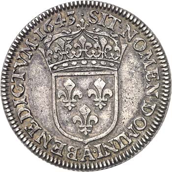 Louis XIII (1610-1643). 1/4 ... 