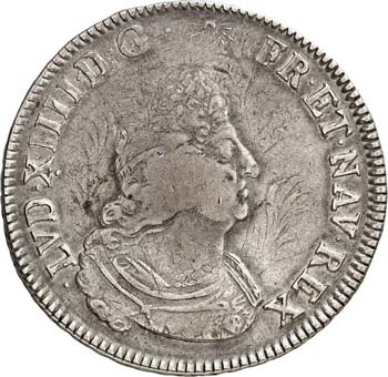 Louis XIV (1643-1715). Écu de ... 