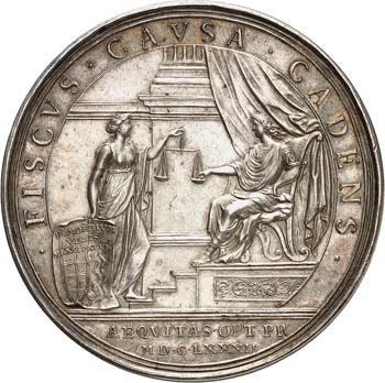 Louis XIV (1643-1715). Médaille ... 