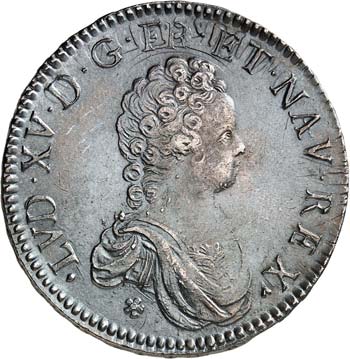 Louis XV (1715-1774). Écu ... 