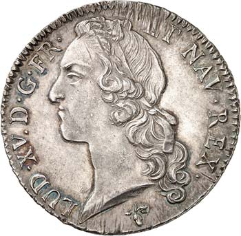 Louis XV (1715-1774). Écu au ... 