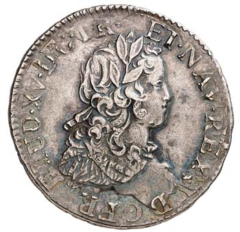Louis XV (1715-1774). 1/2 écu de ... 