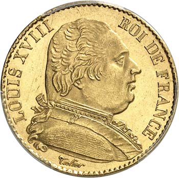 Louis XVIII (1814-1824). 20 ... 