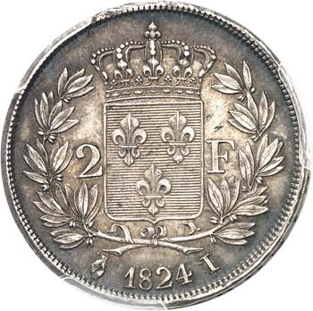 Louis XVIII (1814-1824). 2 francs ... 