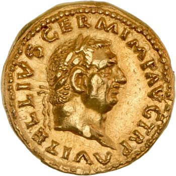 Vitellius (69). Aureus. Av. Tête ... 