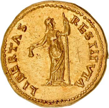 Vitellius (69). Aureus. Av. Tête ... 