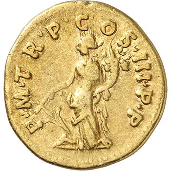 Trajan (98-99). Aureus, Rome. Av. ... 