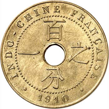 1 cent 1910 A, Paris, sans le mot ... 