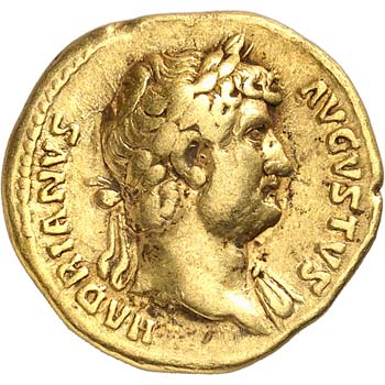 Hadrien (117-138). Aureus, Rome. ... 
