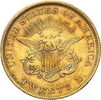 20 dollars Liberty 1852, ... 