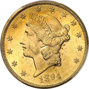 20 dollars Liberty 1894 S, San ... 