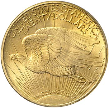 20 dollars Saint-Gaudens 1915 S, ... 