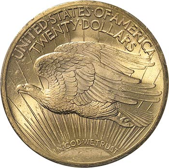 20 dollars Saint-Gaudens 1924 D, ... 