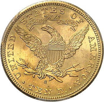 10 dollars Liberty 1902, San ... 