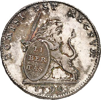 Brabant. Lion d’argent 1790. Av. ... 