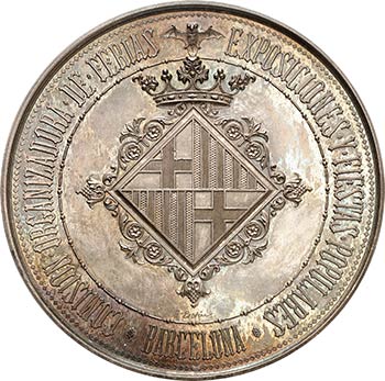 Charles VII (1872-1875). Médaille ... 