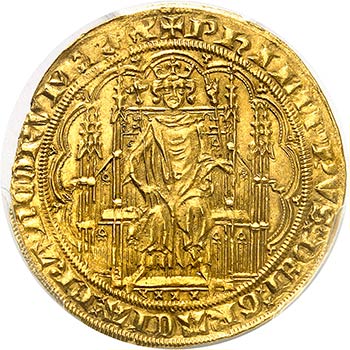 Philippe VI (1328-1350). Chaise ... 