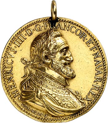 Henri IV (1589-1610). Médaille en ... 
