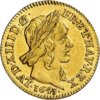 Louis XIII (1610-1643). 1/2 louis ... 