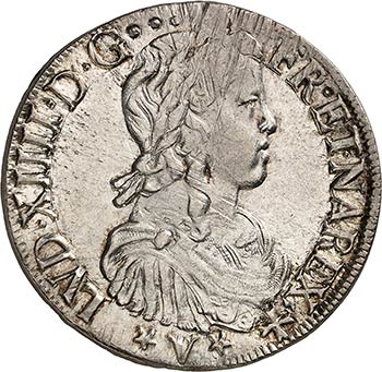 Louis XIV (1643-1715). Écu de ... 