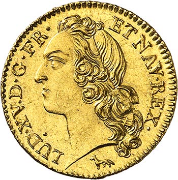 Louis XV (1715-1774). Louis d’or ... 