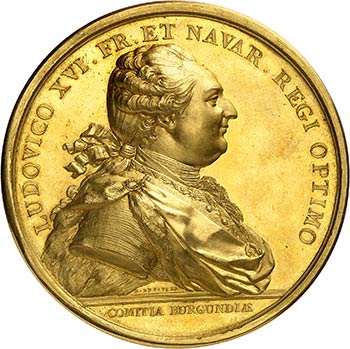 Louis XVI (1774-1792). Médaille ... 