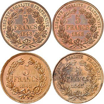 II° République (1848-1852). Lot ... 