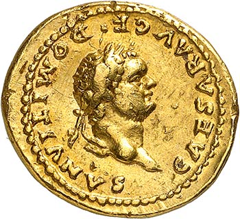 Domitien (81-96). Aureus 77-78, ... 