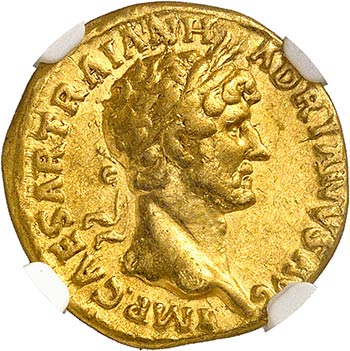 Hadrien (117-138). Aureus, Rome. ... 