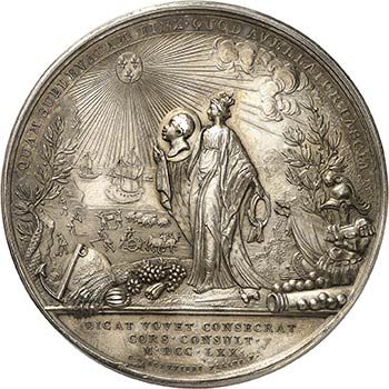 Corse. Médaille en argent 1770 ... 