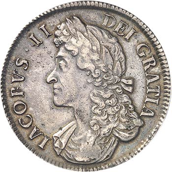 James II (1685-1688). Couronne ... 