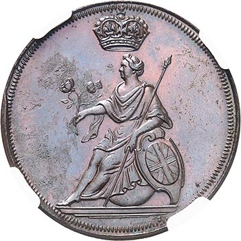 Anne (1702-1714). Penny 1713, ... 