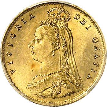 Victoria (1837-1901). 1/2 ... 