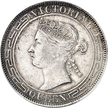 Victoria (1841-1901). 1/2 dollar ... 