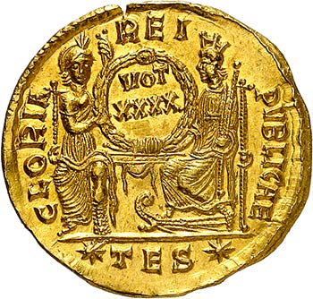 Constantius II (337-361). Solidus ... 